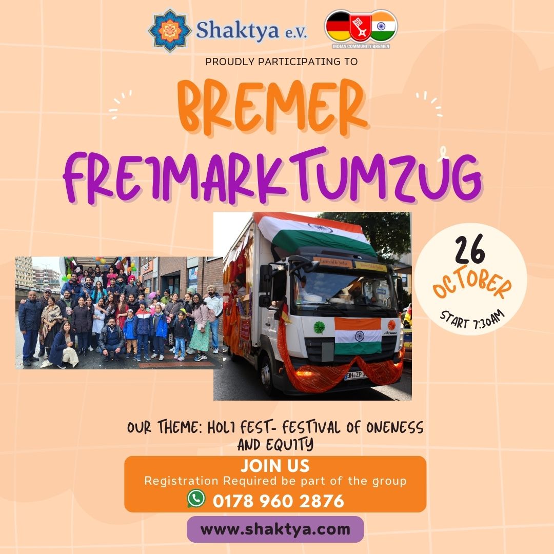 Shaktya e.V. – Indian Community Bremen at Bremer Freimarktumzug! 🌟