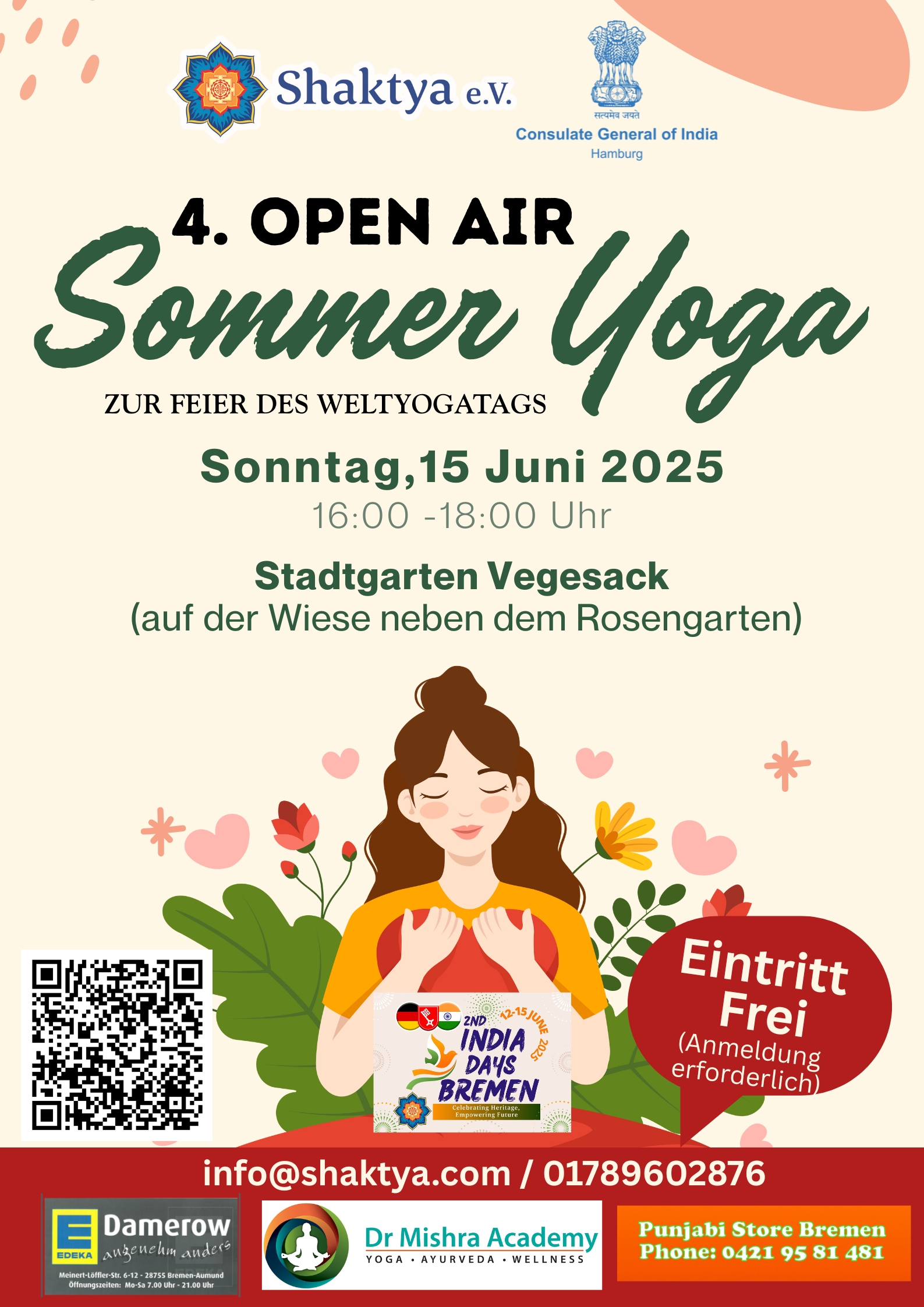 4. Open Air Sommer Yoga- Bremen